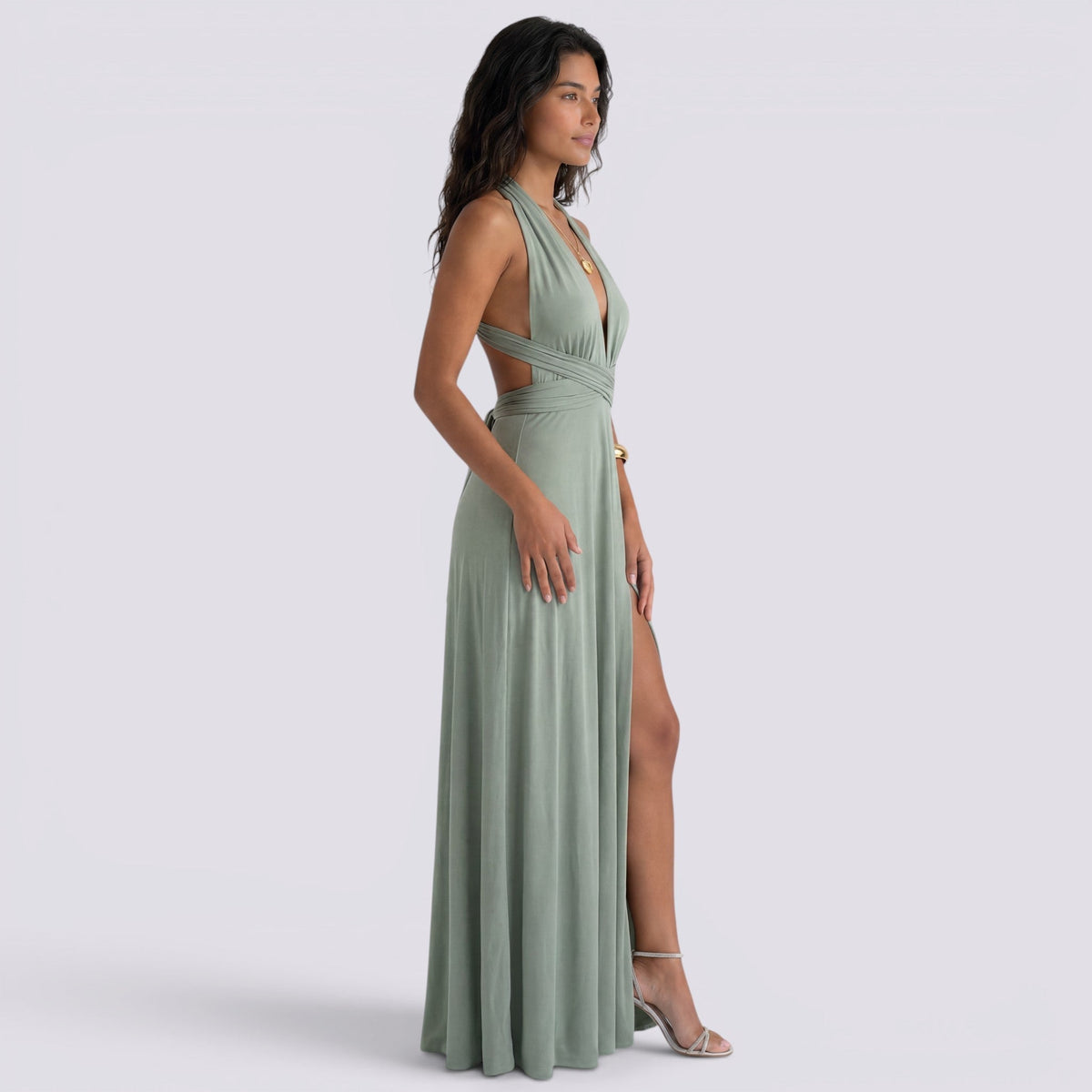 Women's Multiway Flowing Formal Maxi Dress original product photo