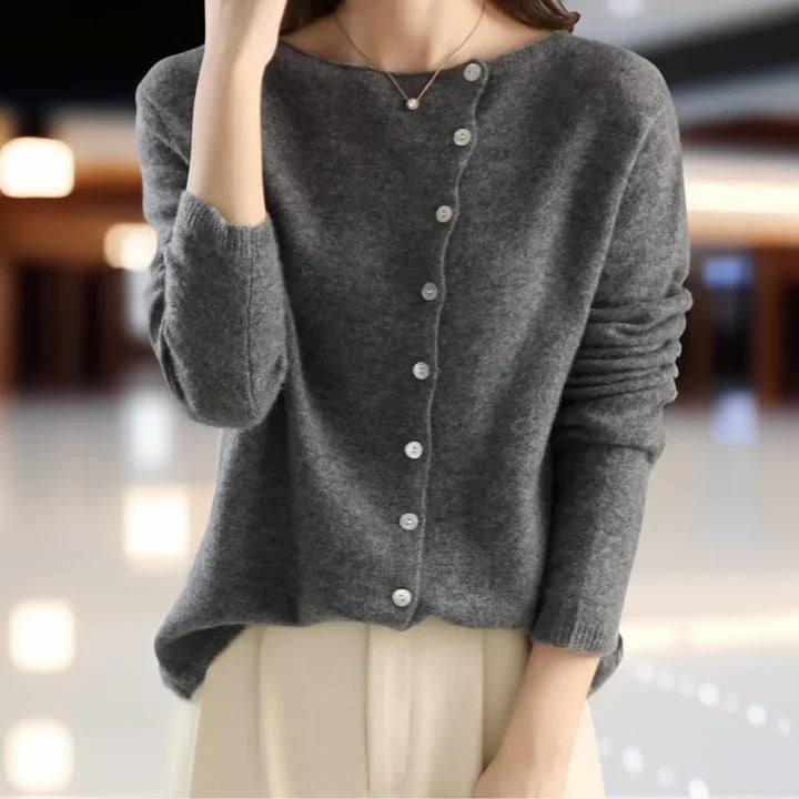 Nicolina Women's Elegant Everyday Knit Cardigan original photograph