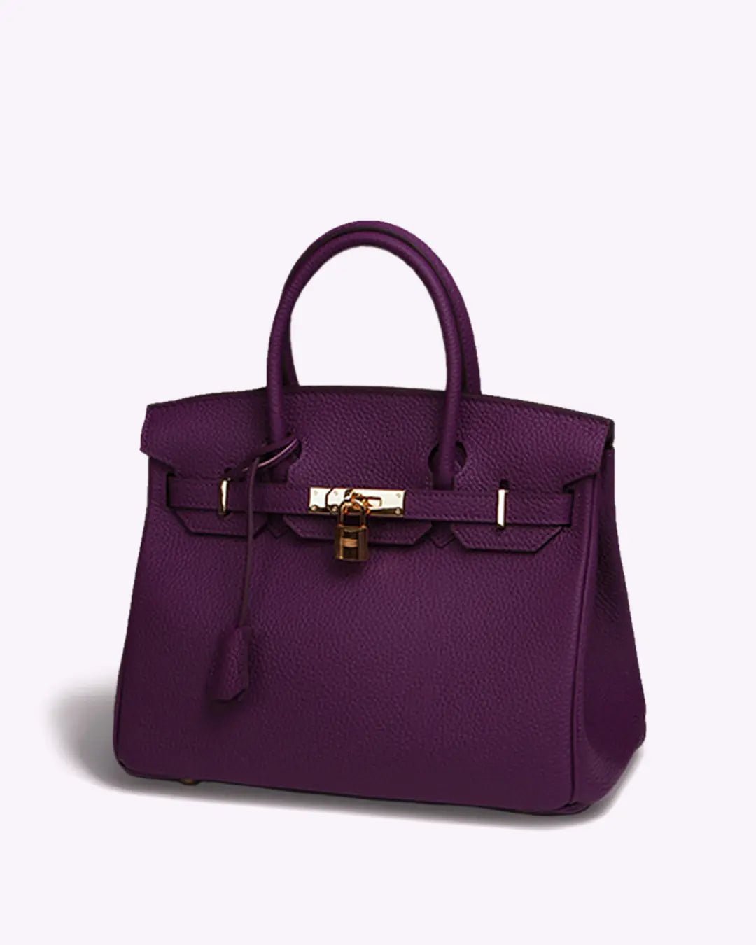 Women's Structured Everyday Handbag with Metal Details original photo 4