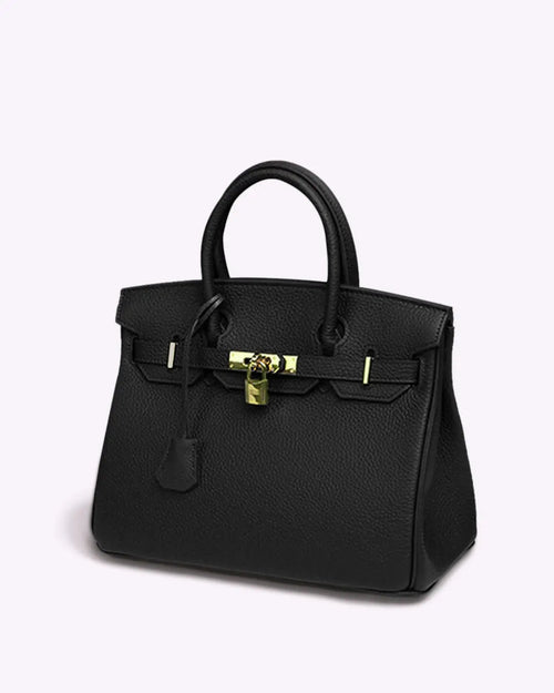 Women's Structured Everyday Handbag with Metal Details original photo 2