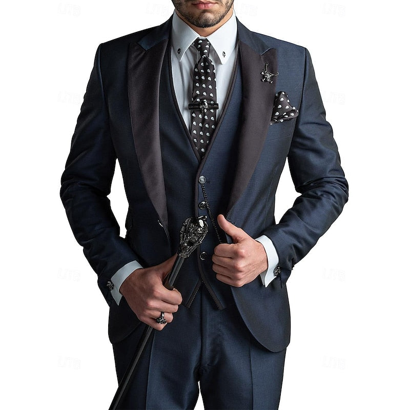 Fiorenzo Men's Tailored Three-Piece Occasion Suit product view