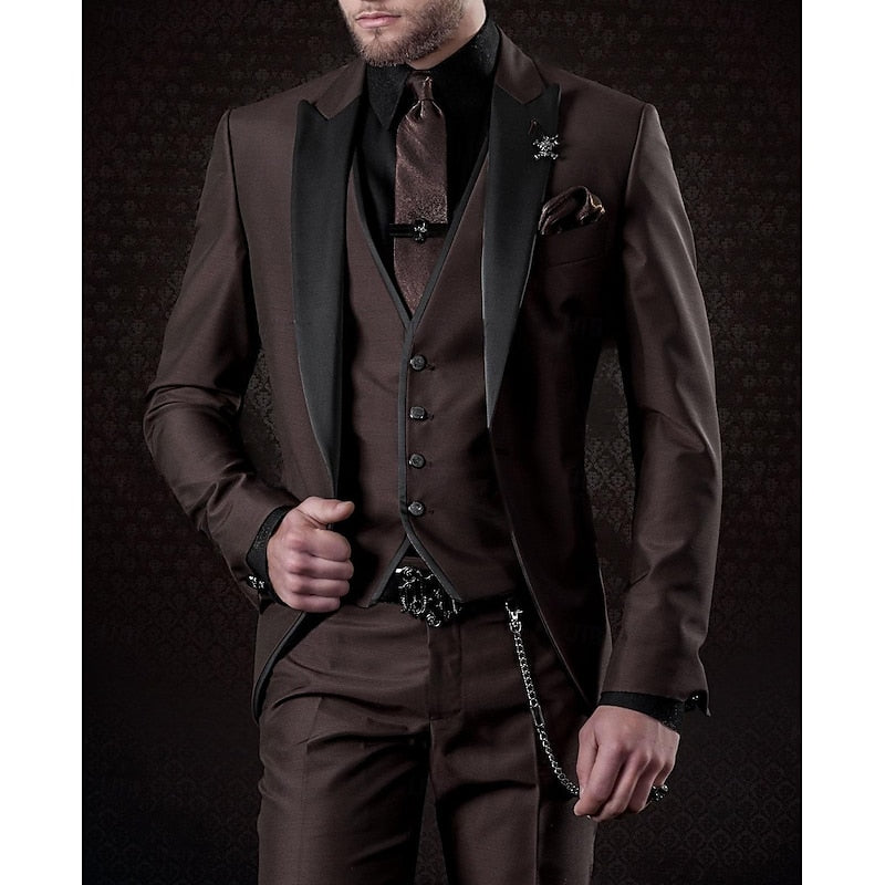 Fiorenzo Men's Tailored Three-Piece Occasion Suit product view