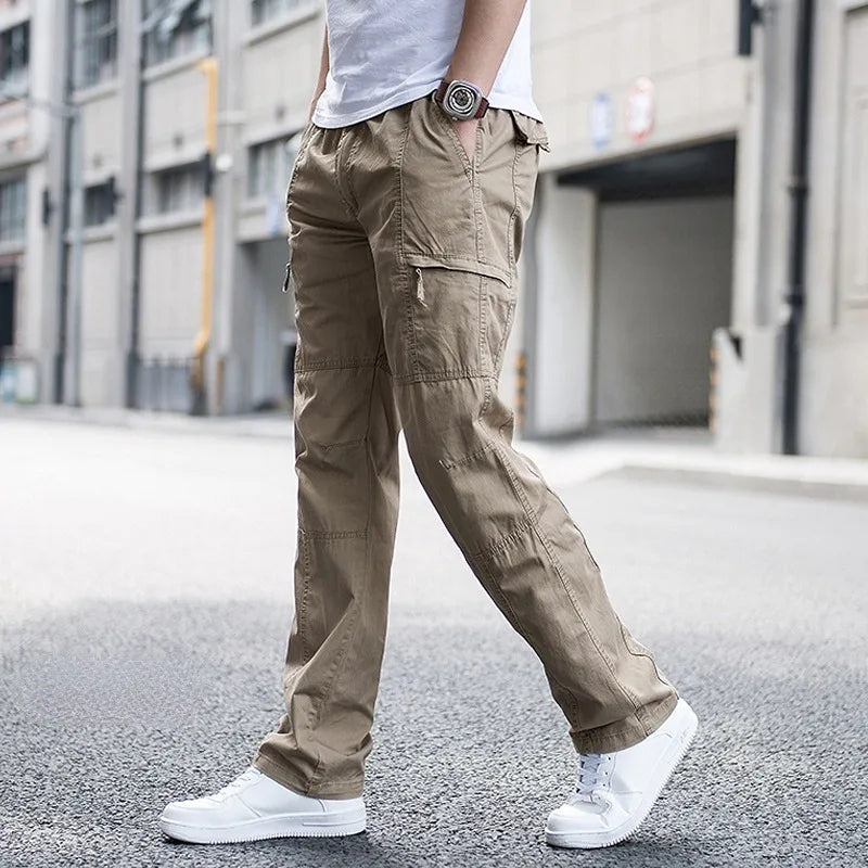 Fausto | Men's Everyday Multi-Pocket Cargo Trousers