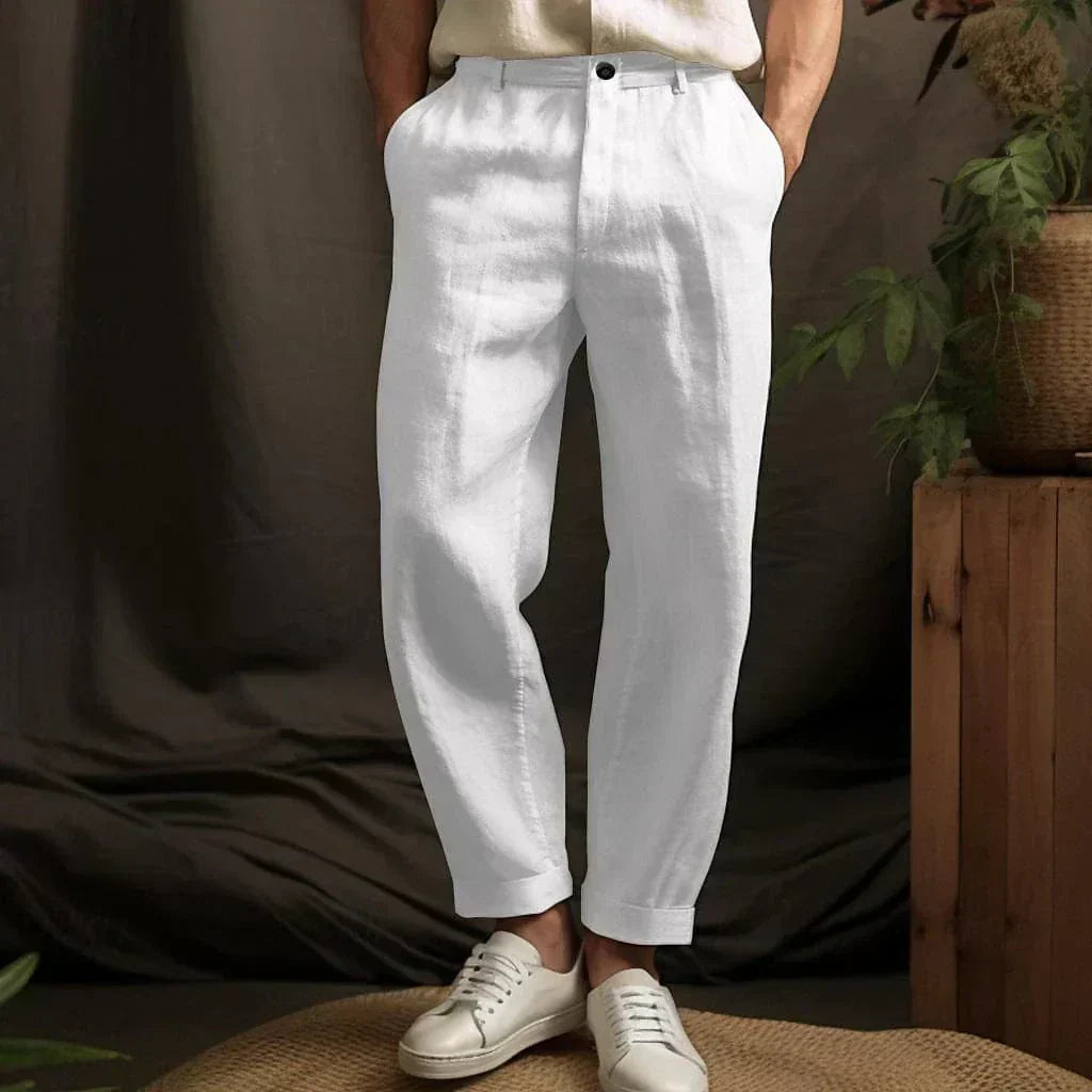 Men's Relaxed-Fit Lightweight Summer Trousers source product photo