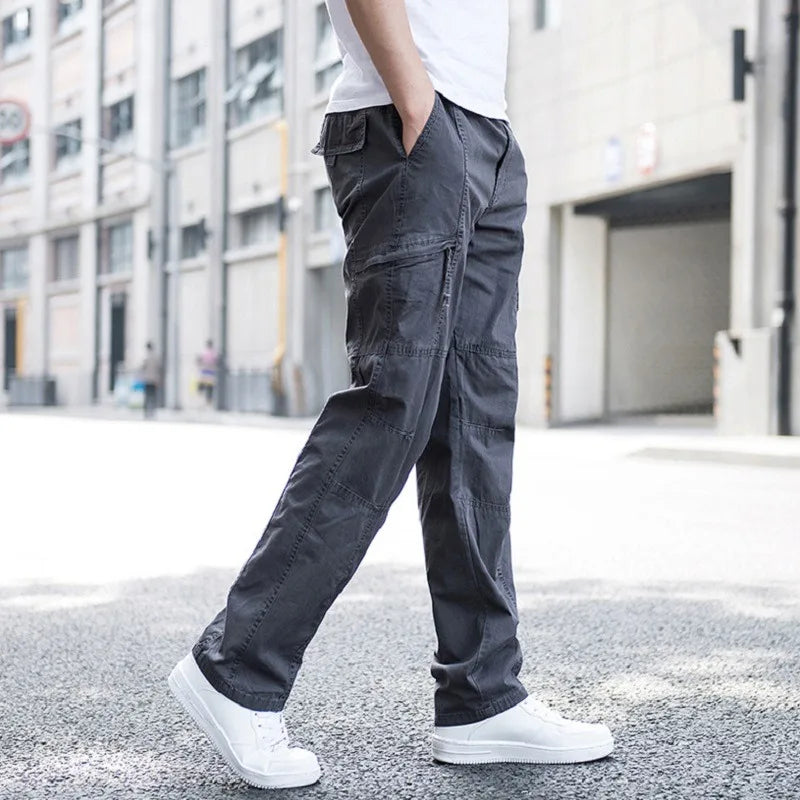Fausto | Men's Everyday Multi-Pocket Cargo Trousers
