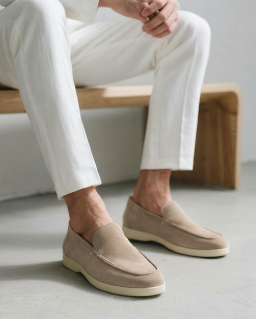 Raffaele | Men's Suede-Look Slip-On Smart Casual Loafers original photo 2
