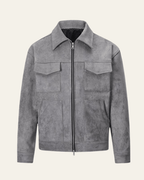 Men's Suede-Look Field Jacket with Pockets original product photo