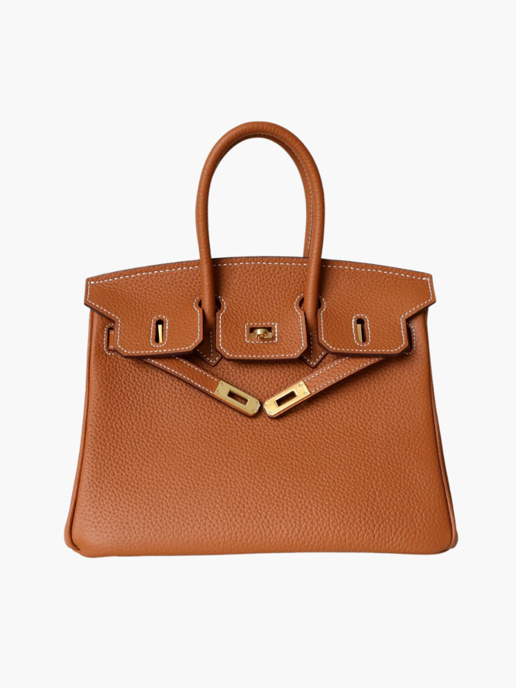 Women's Structured Everyday Handbag with Metal Details original photo 9