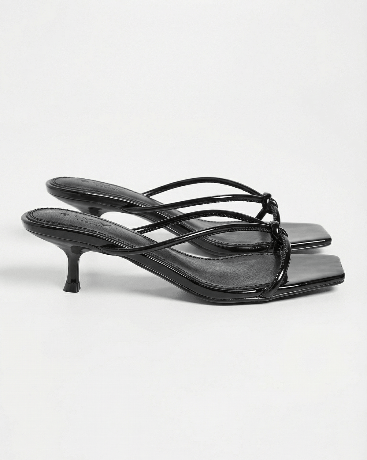 Elena knotted low-heel mules