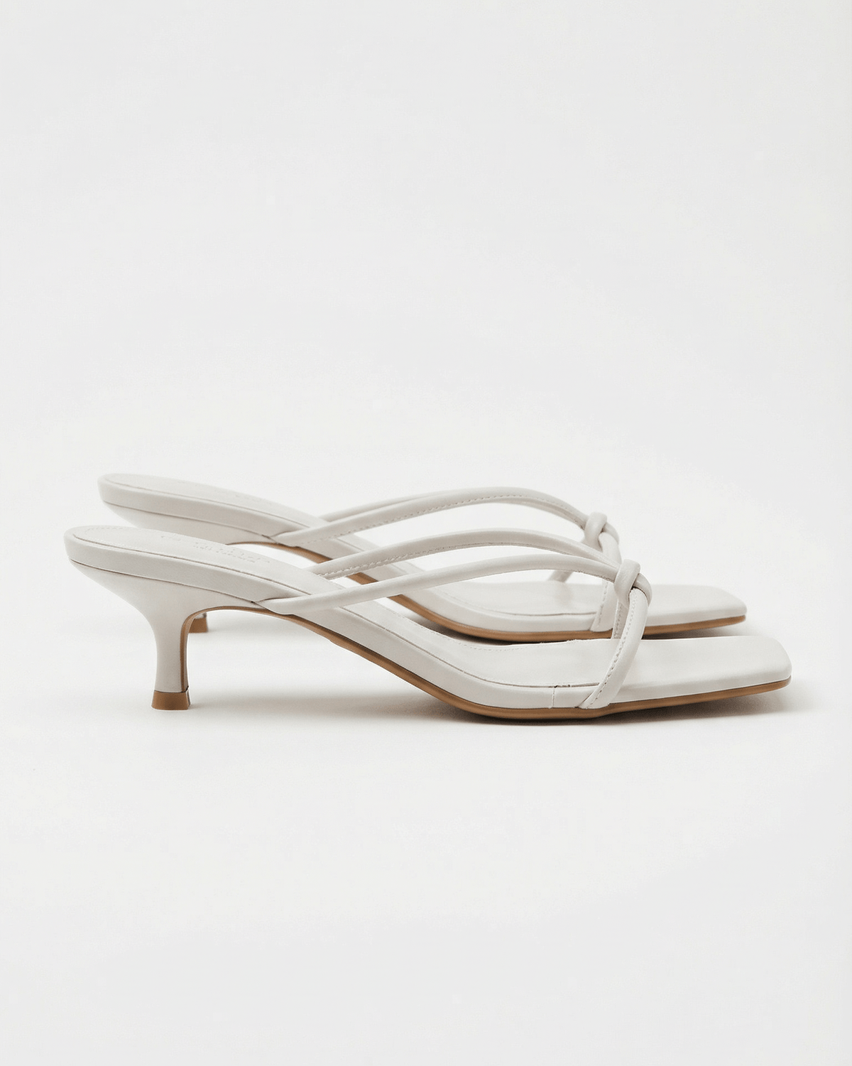 Elena knotted low-heel mules