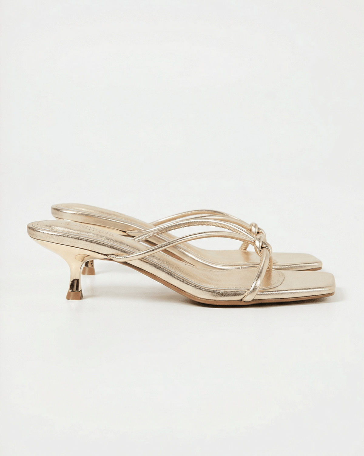 Elena knotted low-heel mules