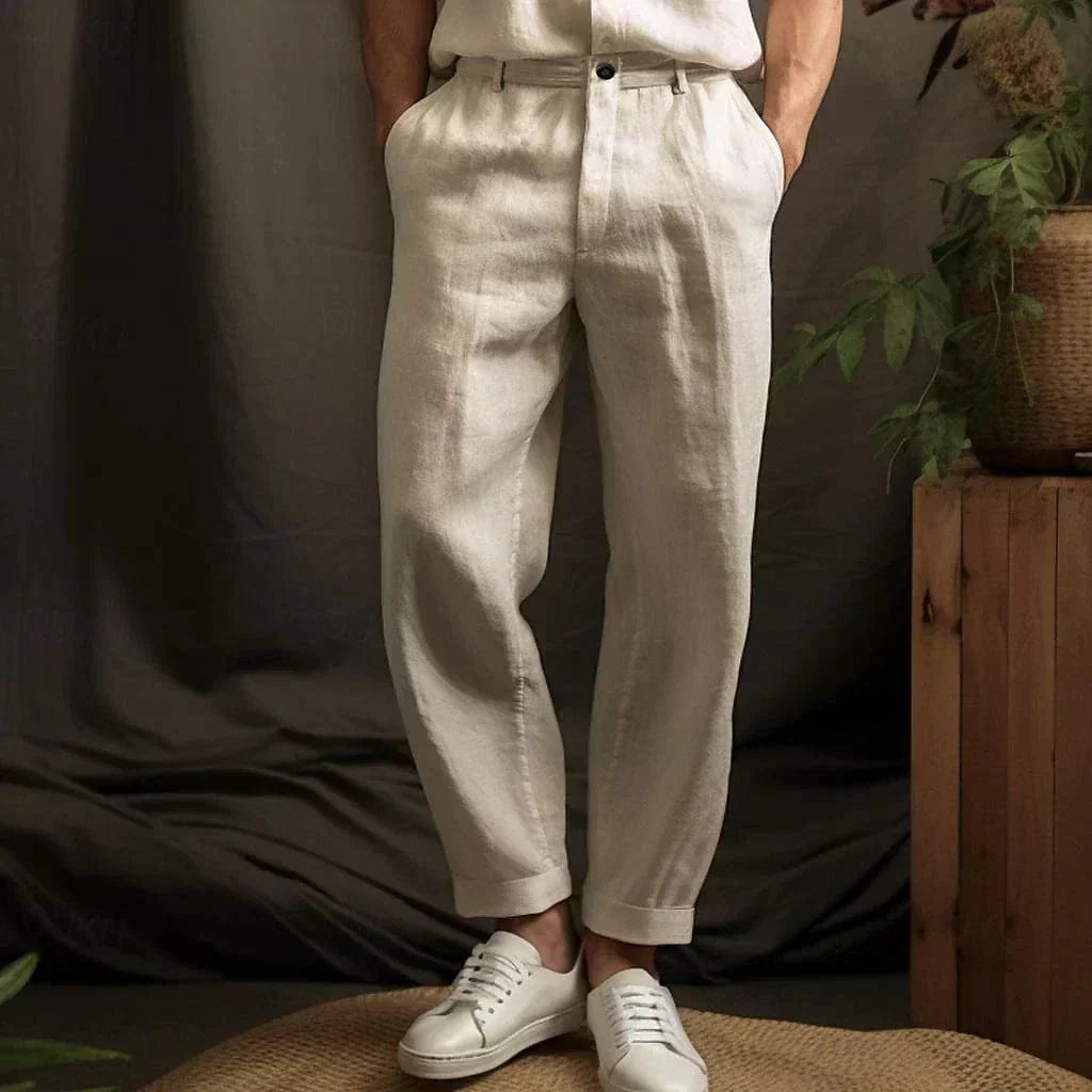 Men's Relaxed-Fit Lightweight Summer Trousers source product photo