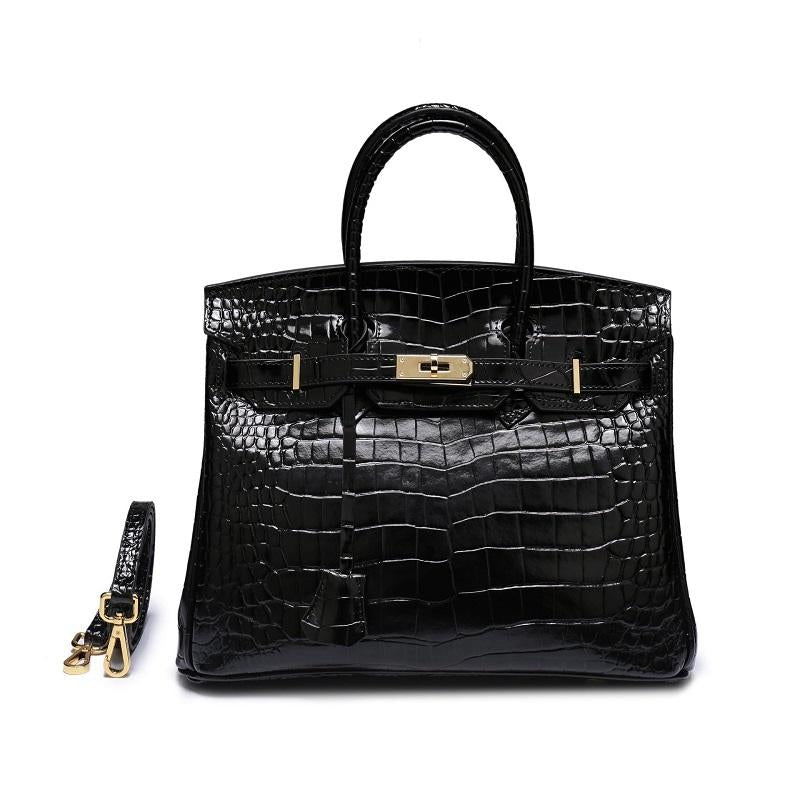 Women's Structured Everyday Handbag with Metal Details original photo 10