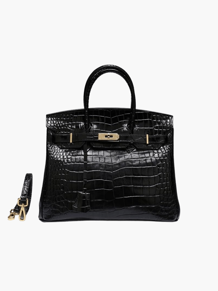 Women's Structured Everyday Handbag with Metal Details original photo 13
