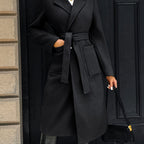 Belted long coat, source view 26
