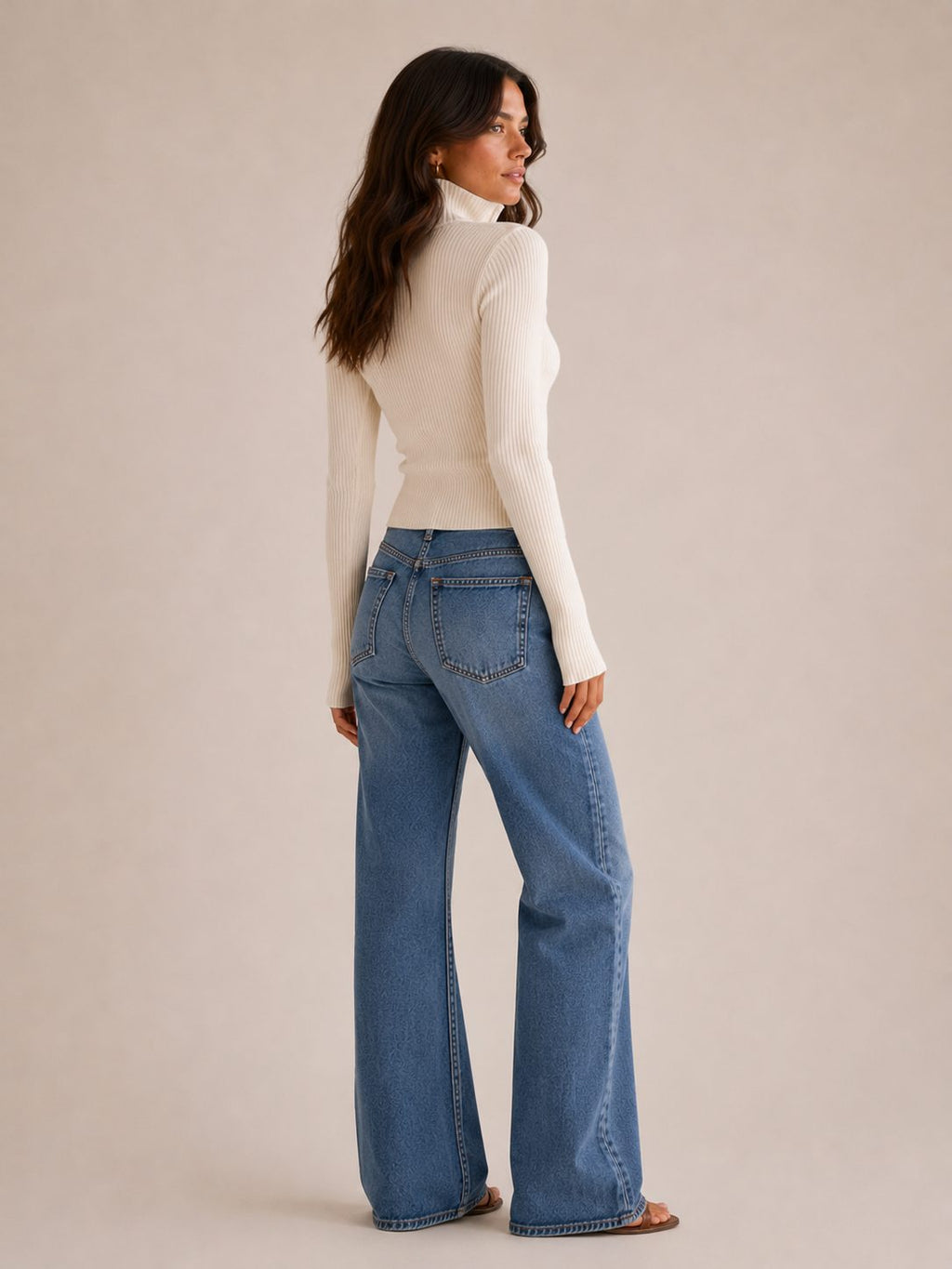 Women’s ribbed zip cardigan, view 2