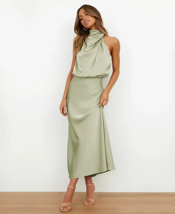 Orsola women's dress, Light Green