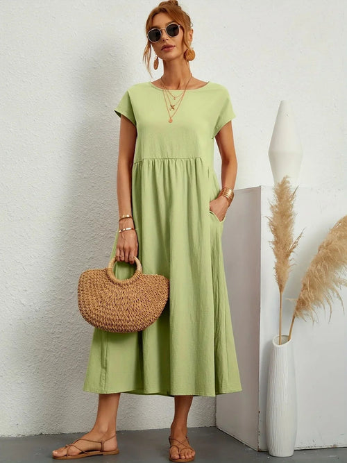 Alma women's dress, Mint
