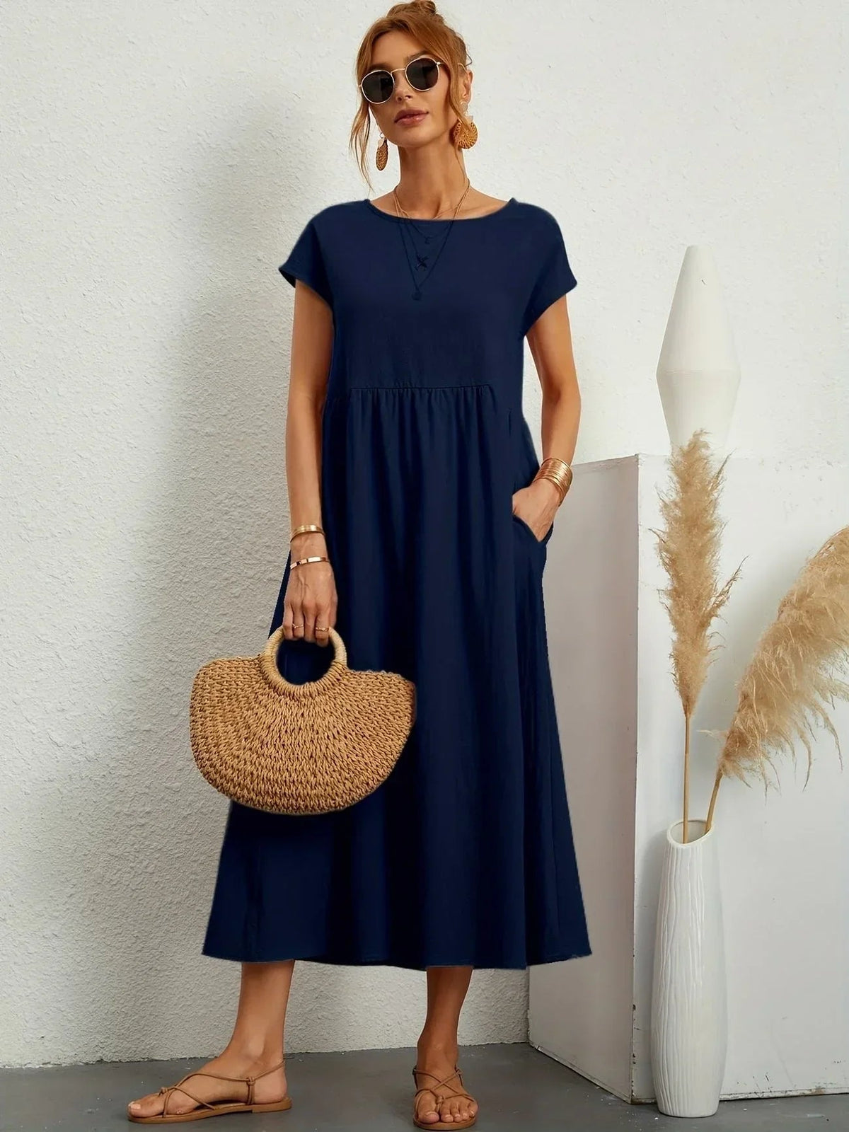 Alma women's dress, Black