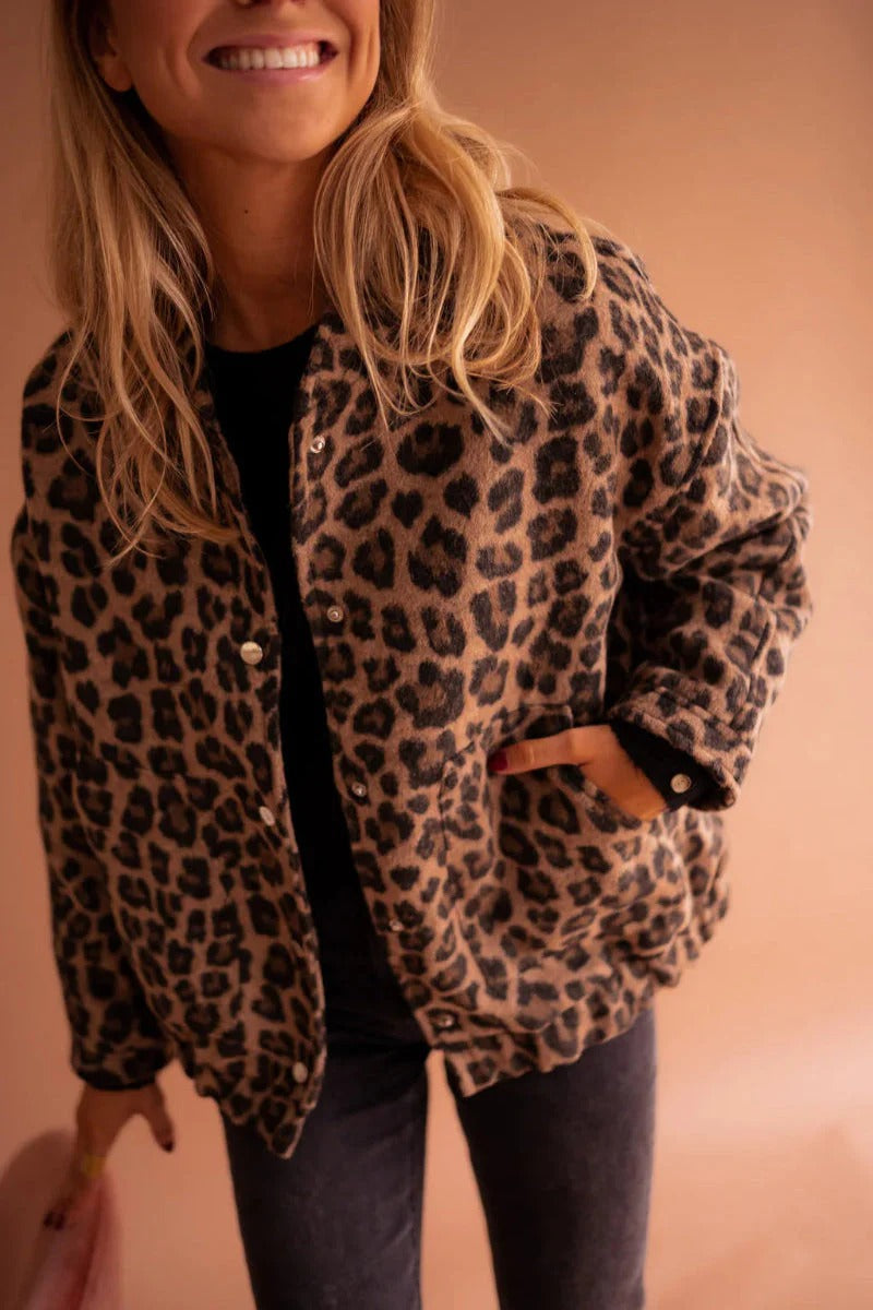 Grazia women's bomber jackets, Brown