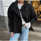 Giovanna Women's Short Double-Button Elegant Jacket original source view