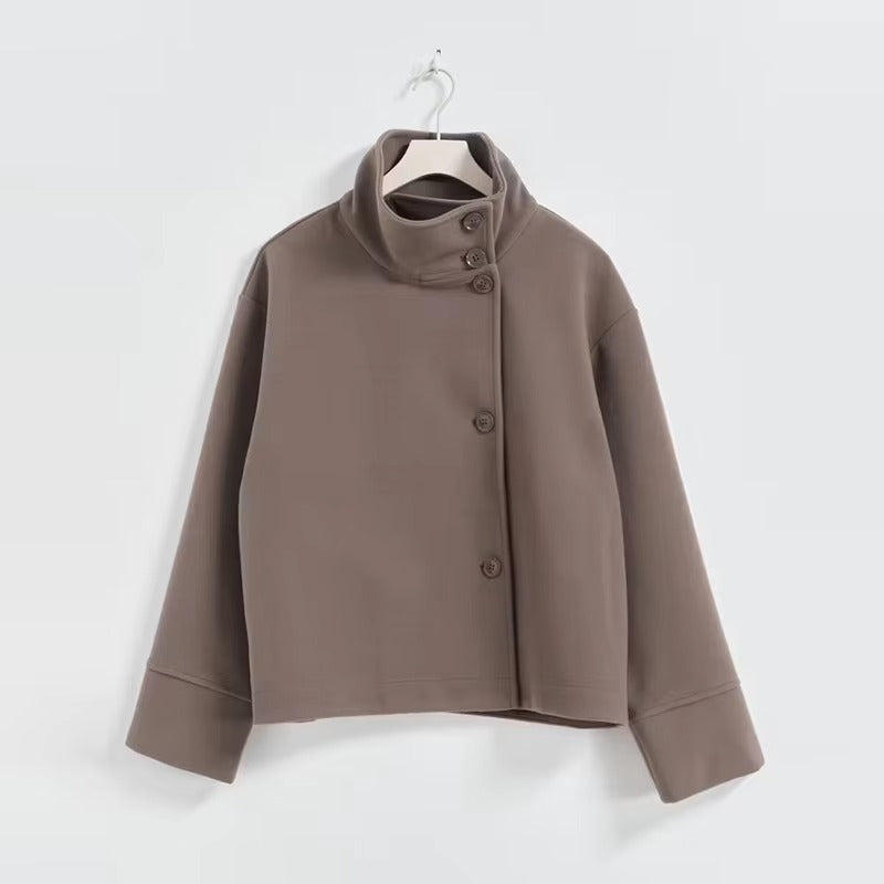 Giovanna Women's Short Double-Button Elegant Jacket original source view