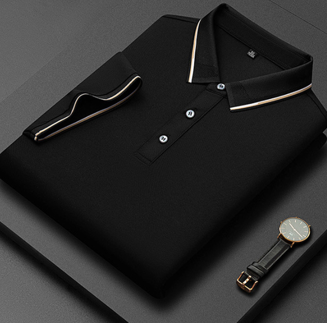Dario men's polo shirt in Black