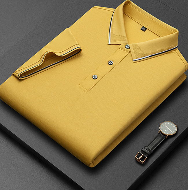 Dario men's polo shirt in Yellow