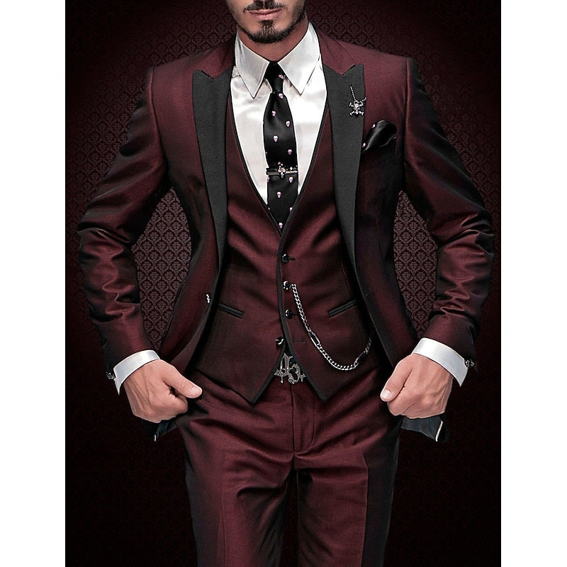 Fiorenzo Men's Tailored Three-Piece Occasion Suit product view